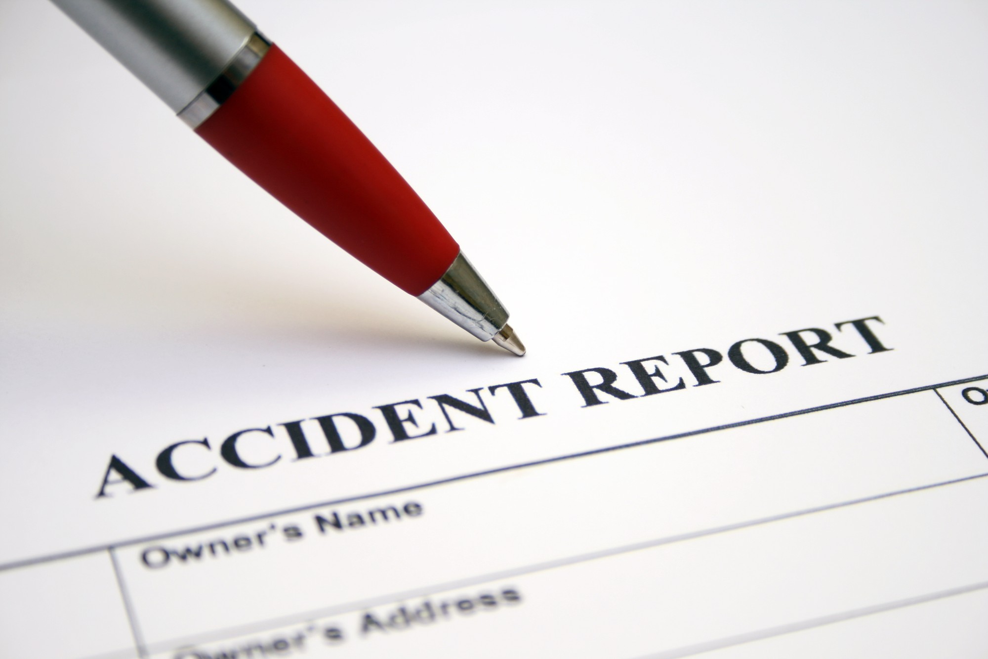Accident report in MA